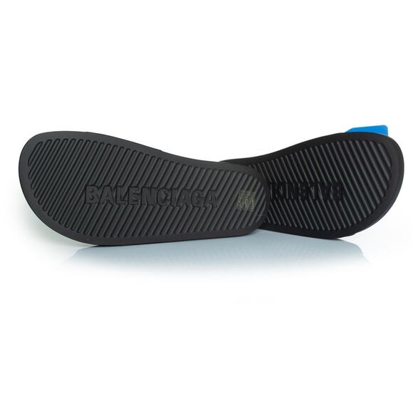 Balenciaga Pool slide paris print in black - Picture 6 of 9